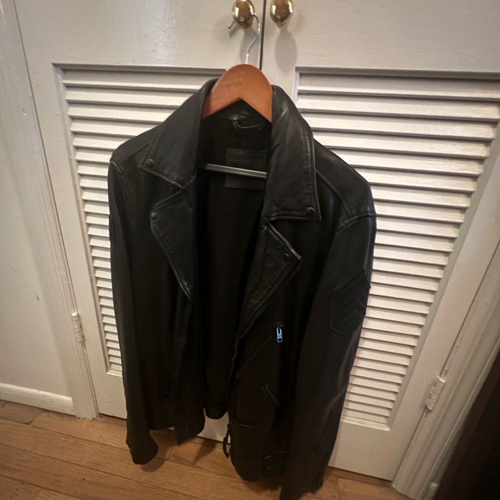 Men's Black Leather Jacket